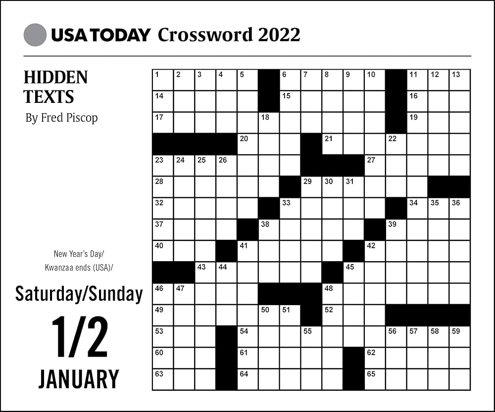 USA Today Crossword Puzzles 2022 Day to Day Calendar USA TODAY 9781524864835 Amazon Books