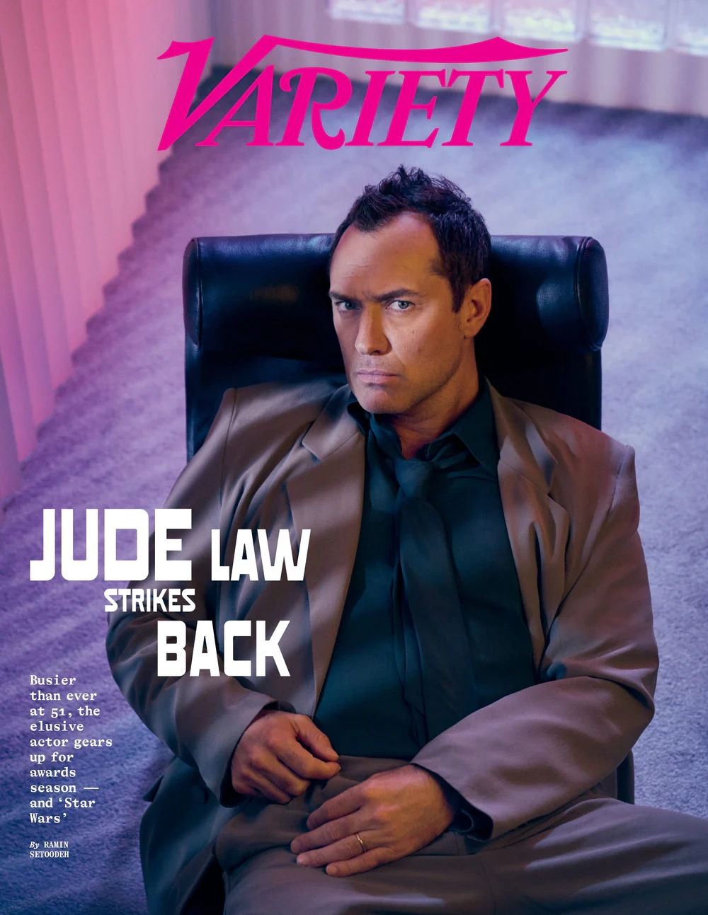 Variety 24 10 30 Edition Jude Law Strikes Back Busier Than Ever At Magazine Shop US