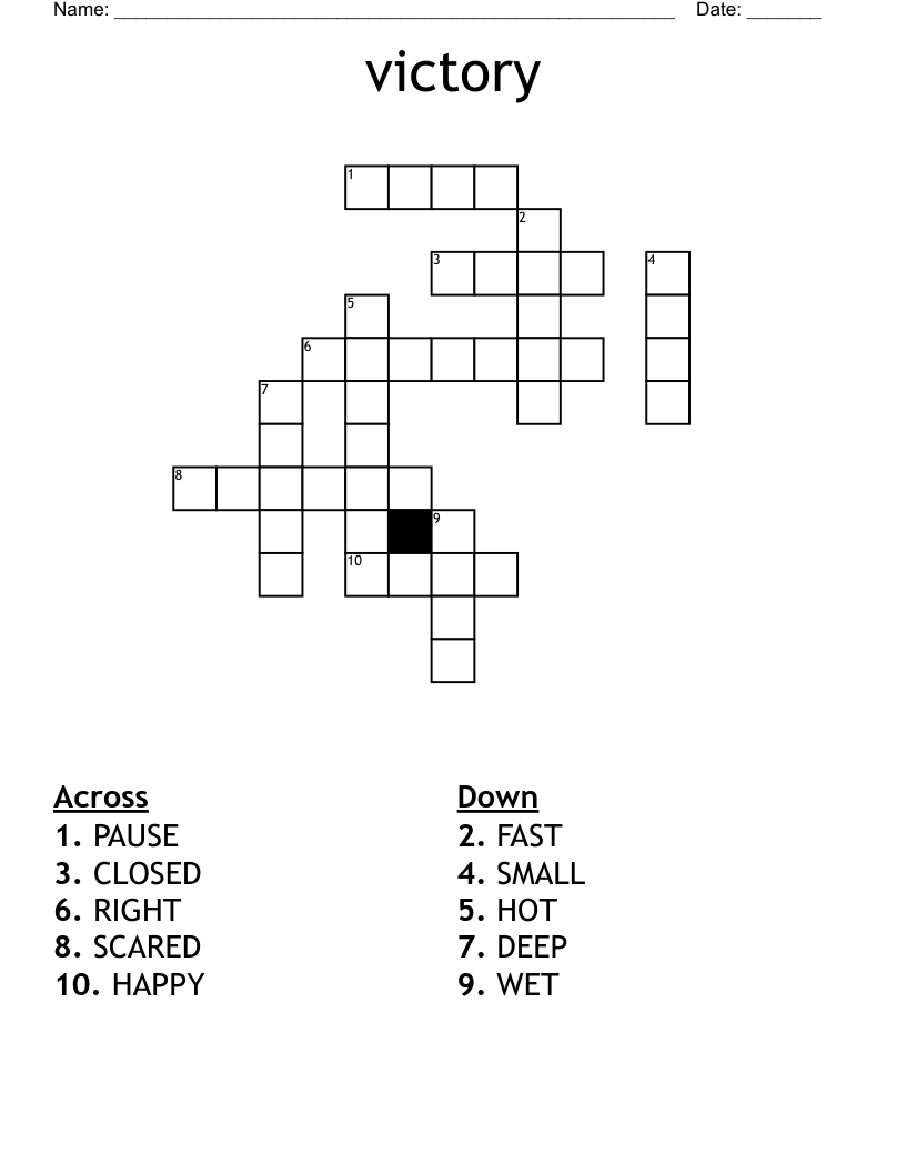 Victory Crossword WordMint