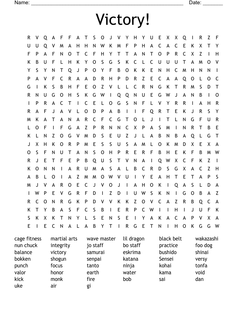 Victory Word Search WordMint Victory Word Search WordMint