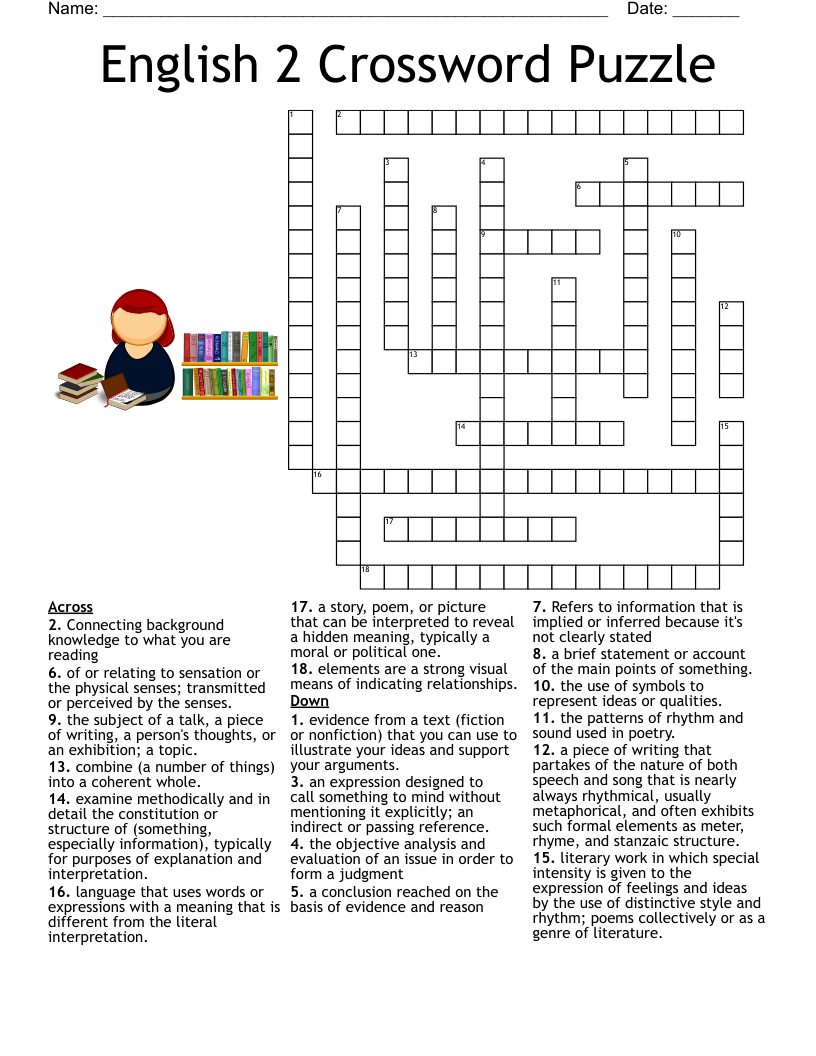 Vocabulary Crossword Puzzles WordMint