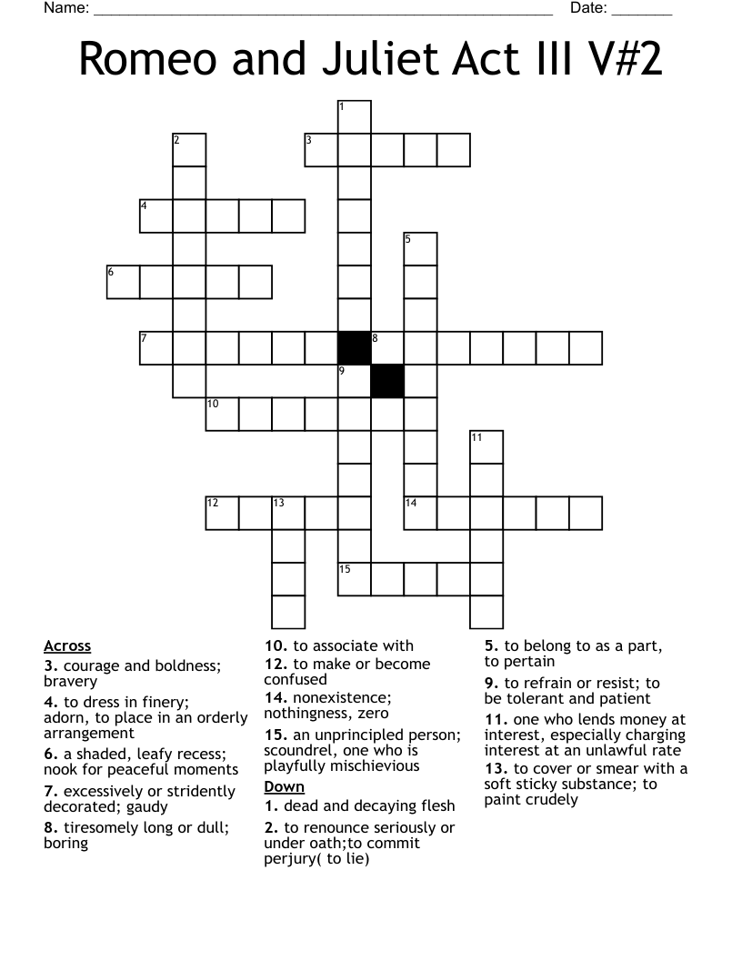Vocabulary Vocab Puzzle Crossword WordMint Vocabulary Vocab Puzzle Crossword WordMint