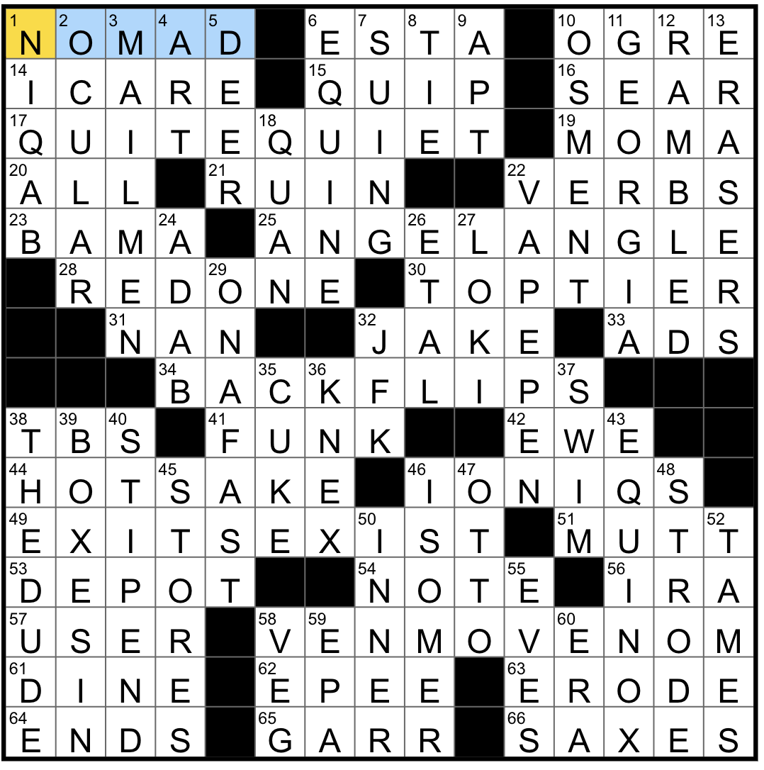 Warm Drink Served From A Tokkuri TUES 2 4 25 Norse God Capable Of Shape shifting Into Animals Chillax Rock And Roll But Not Rhythm And Blues Rex Parker Does The NYT Crossword Puzzle