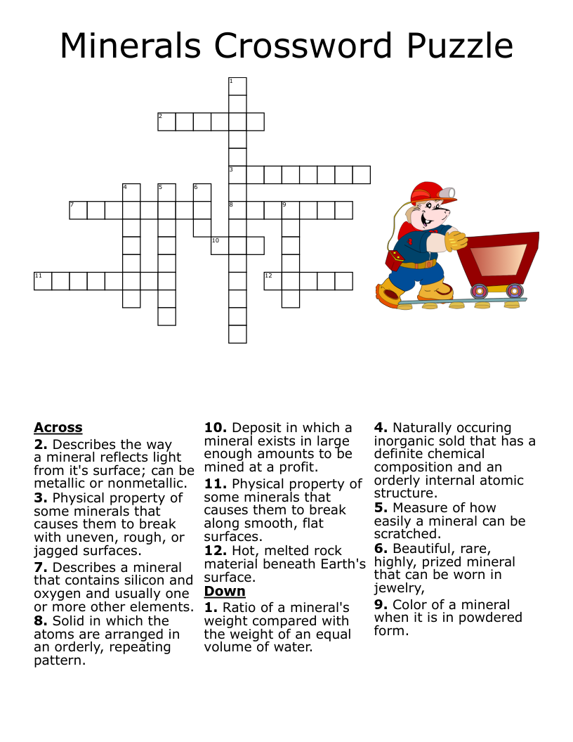 Week 1 Introduction To Waste Crossword WordMint