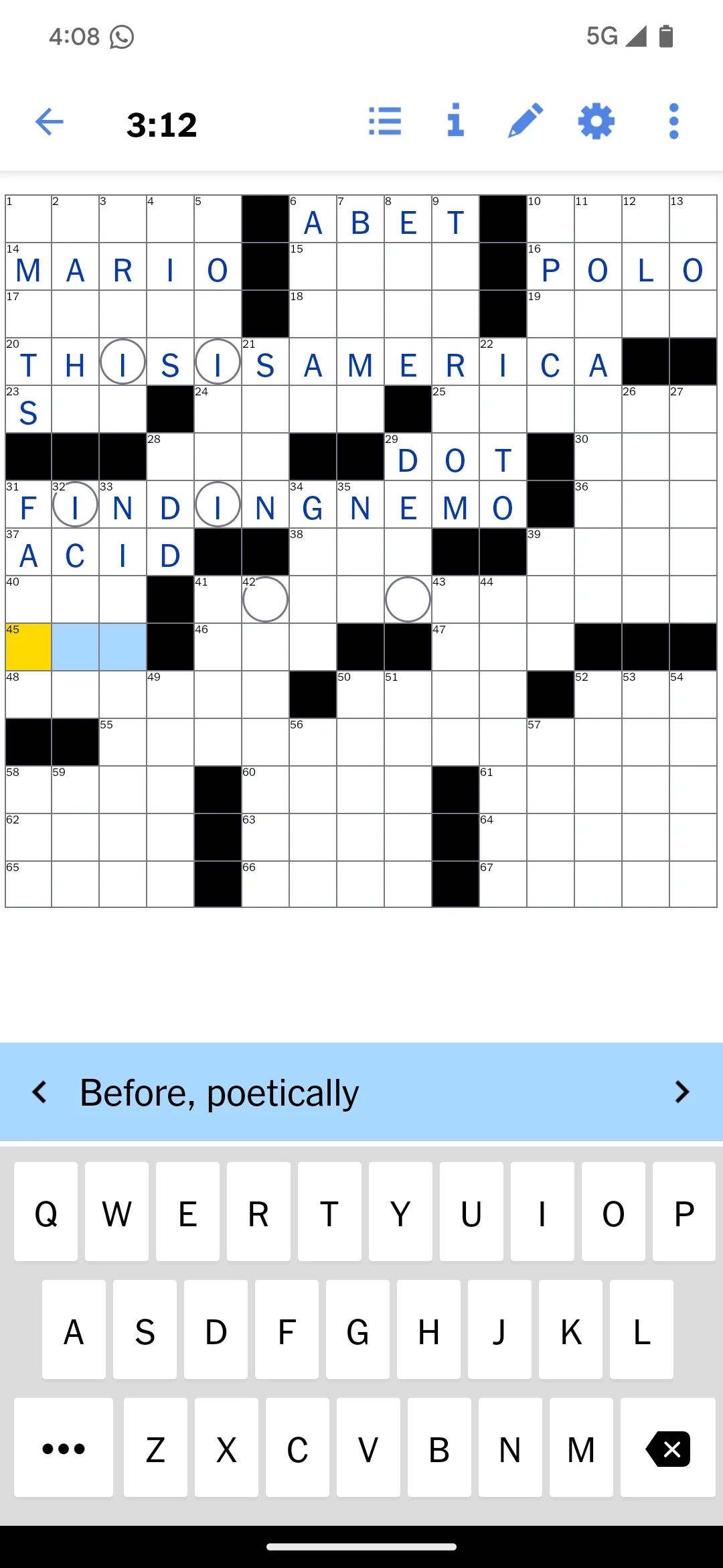 What Do The Circles Mean R NYTCrossword