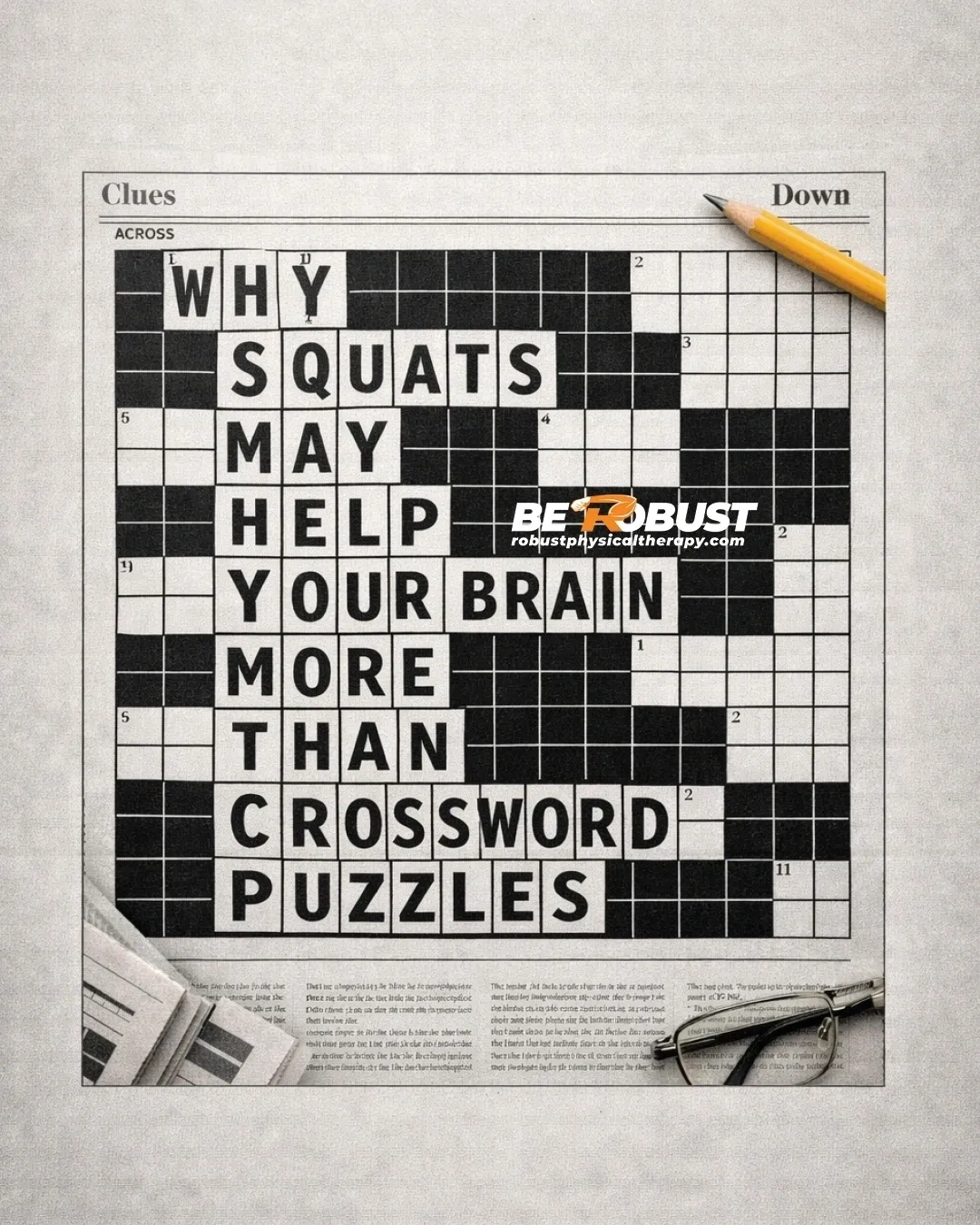 Why Squats May Help Your Brain More Than Crossword Puzzles