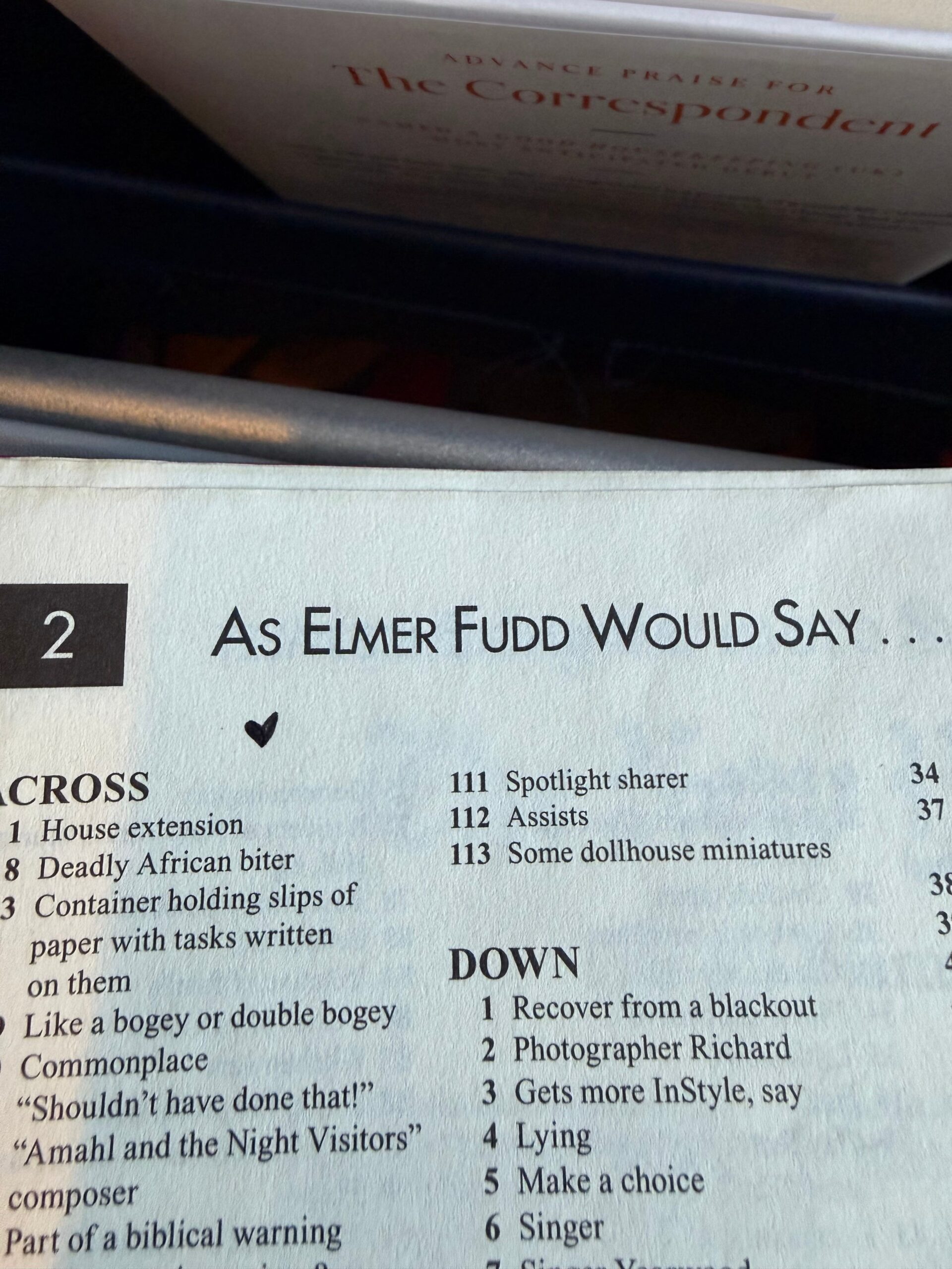 Will Shortz Grief By Mary McGreevy