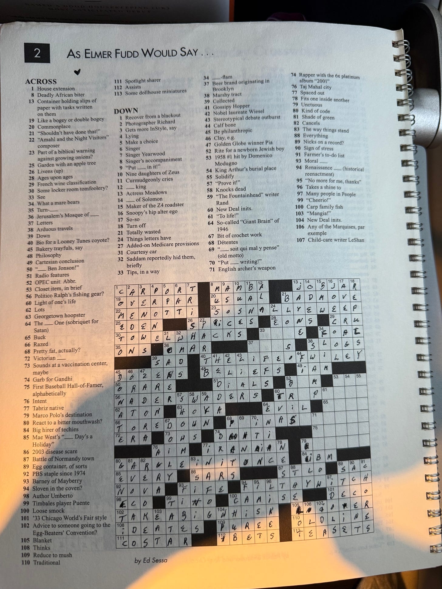 Will Shortz Grief By Mary McGreevy