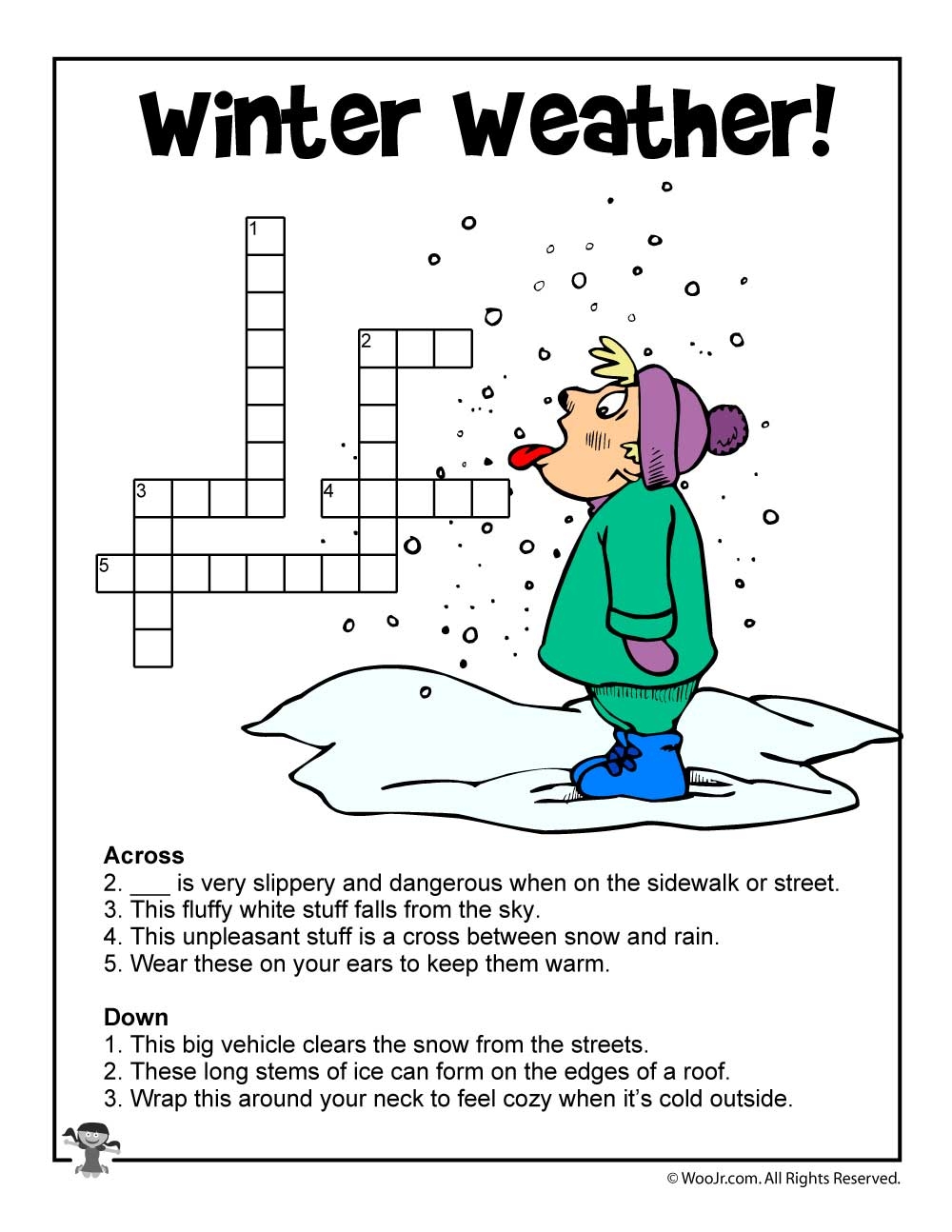 Winter Word Puzzles Compound Words Vocabulary Worksheets Woo Jr Kids Activities Children s Publishing